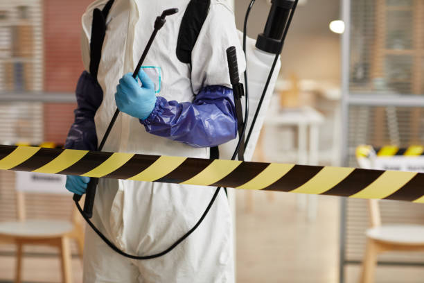 Professional Biohazard technician working in Placedo, TX